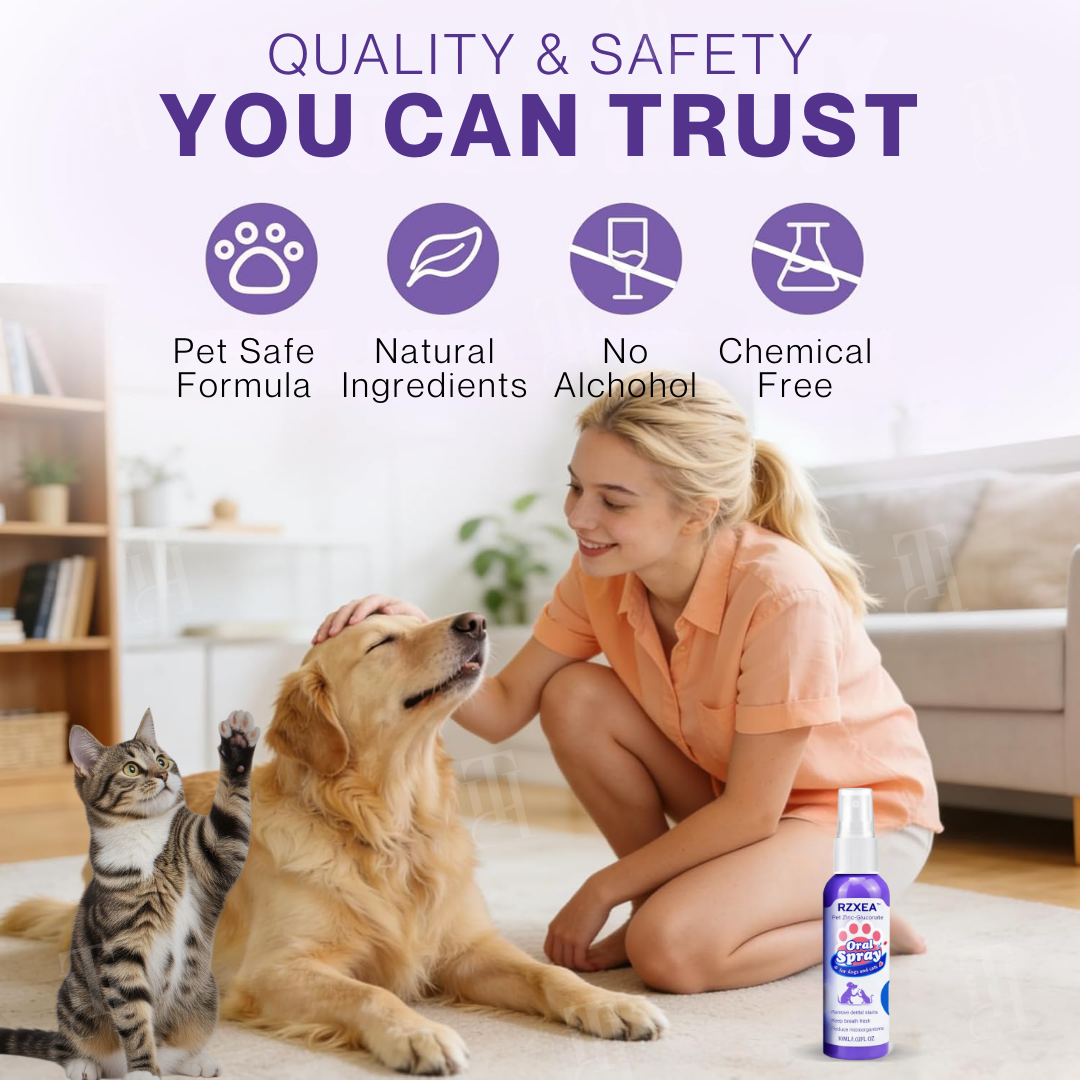 🦷 Fresh Breath, Zero Brushing | RZXEA™ Pet Oral Spray – pethappylife