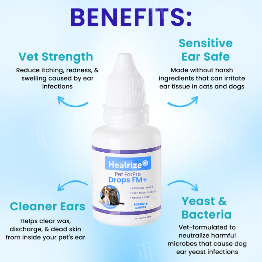 🌟 Official Store | Healrize® Pet EarPro Drops FM+ – pethappylife